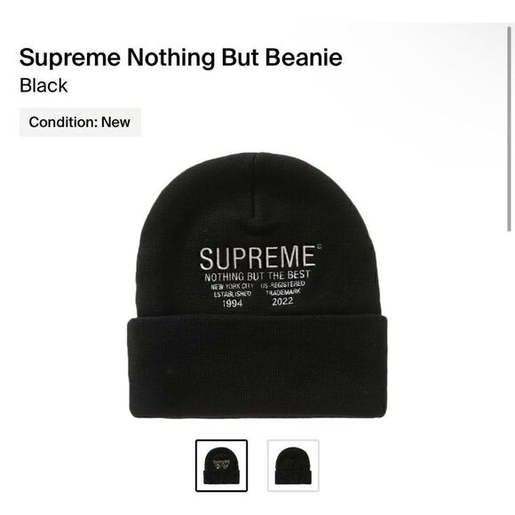 Supreme Other - Supreme Nothing But Beanie “Black”